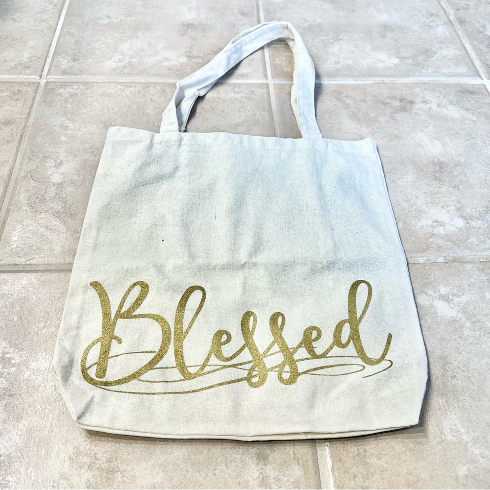 Blessed Canvas Tote Bag